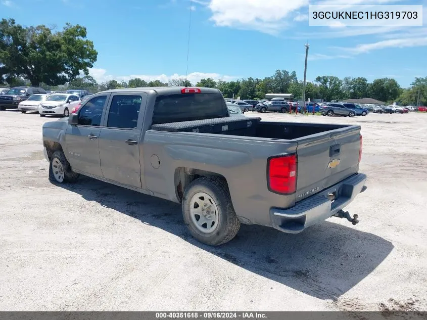 2017 Chevrolet Silverado 1500 Ls VIN: 3GCUKNEC1HG319703 Lot: 40351618