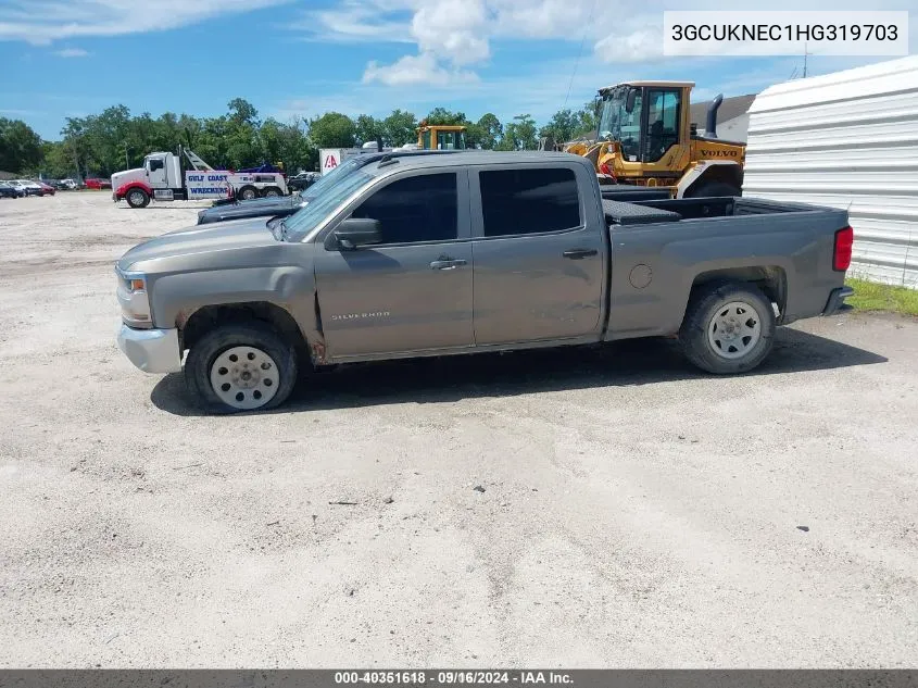 2017 Chevrolet Silverado 1500 Ls VIN: 3GCUKNEC1HG319703 Lot: 40351618