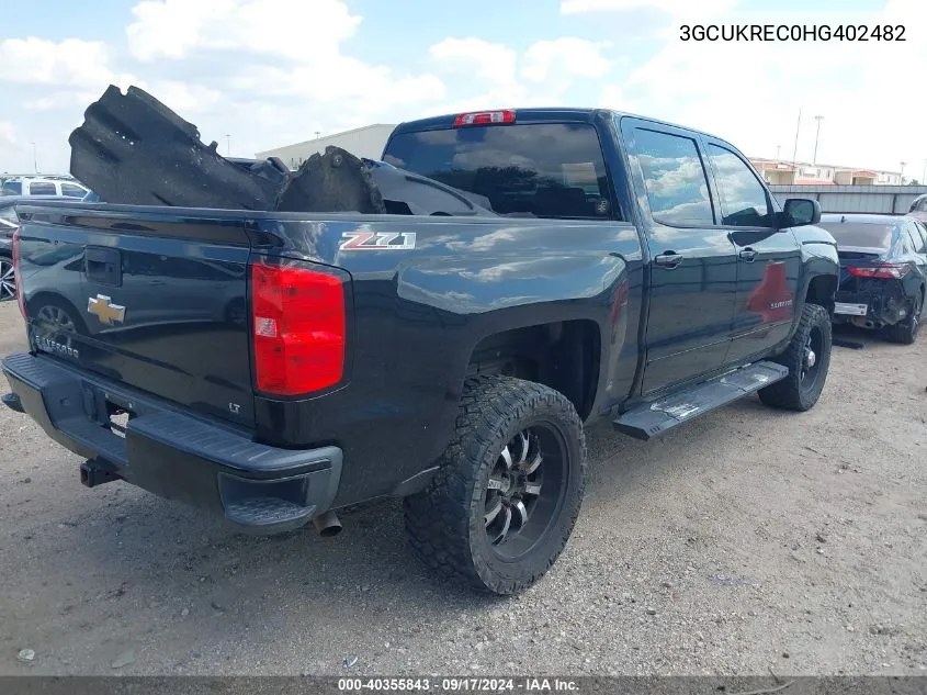 3GCUKREC0HG402482 2017 Chevrolet Silverado 1500 2Lt