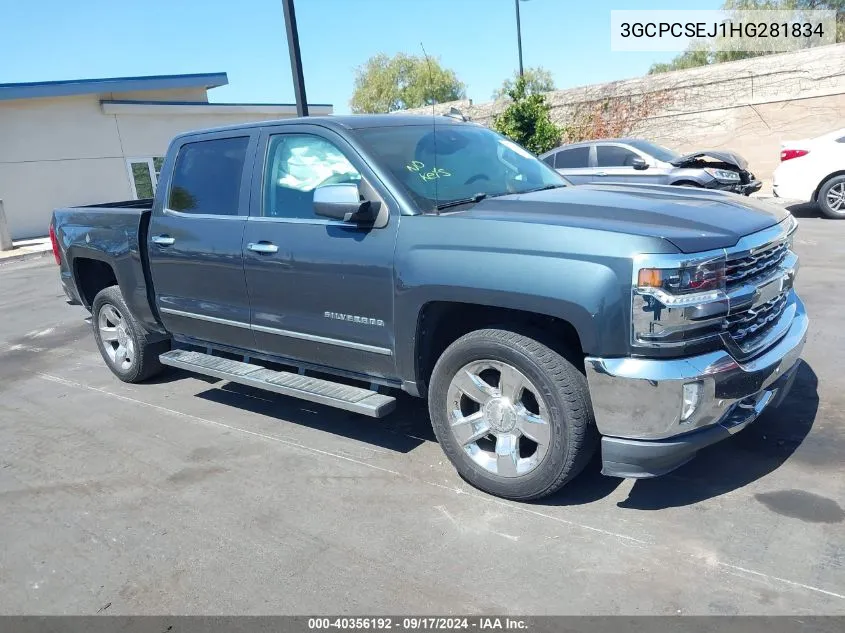 2017 Chevrolet Silverado 1500 1Lz VIN: 3GCPCSEJ1HG281834 Lot: 40356192