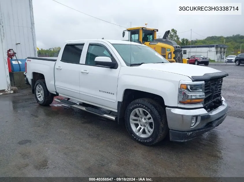 2017 Chevrolet Silverado 1500 1Lt VIN: 3GCUKREC3HG338714 Lot: 40358547