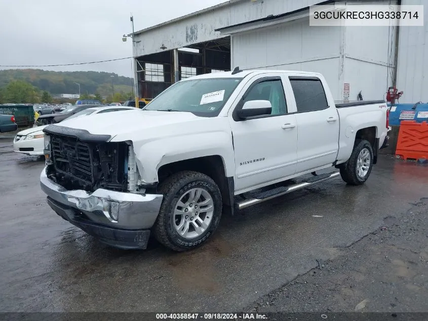 2017 Chevrolet Silverado 1500 1Lt VIN: 3GCUKREC3HG338714 Lot: 40358547