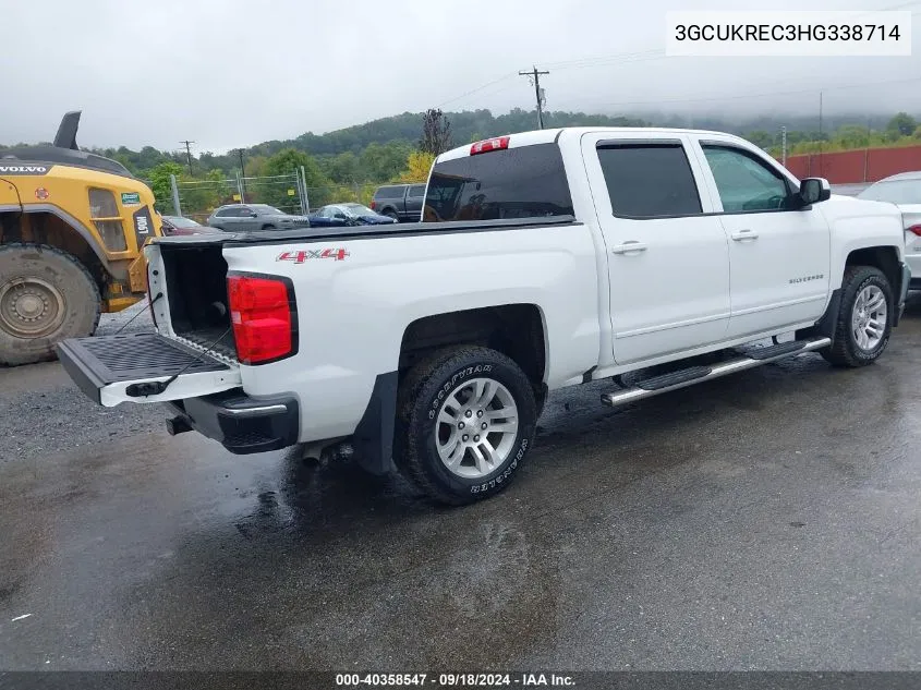 2017 Chevrolet Silverado 1500 1Lt VIN: 3GCUKREC3HG338714 Lot: 40358547