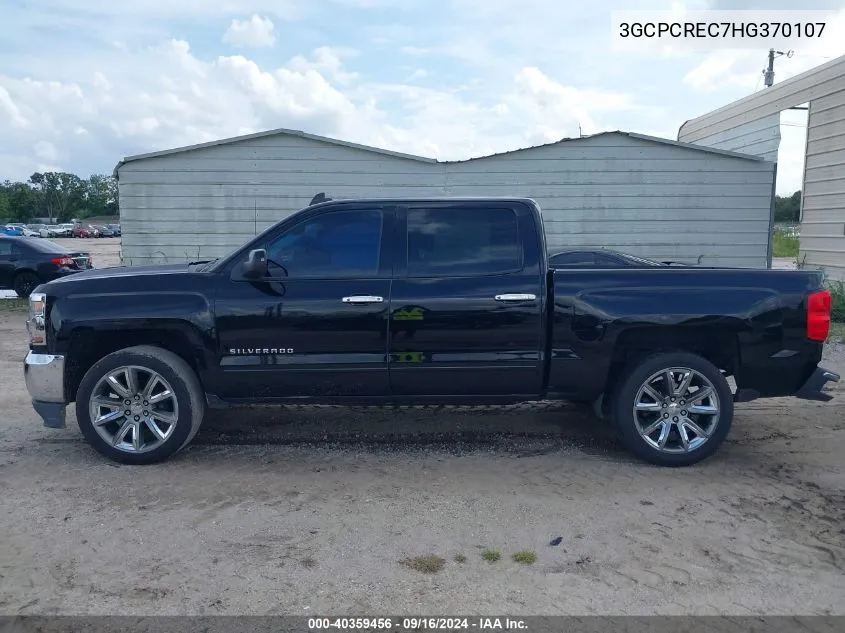 3GCPCREC7HG370107 2017 Chevrolet Silverado 1500 1Lt