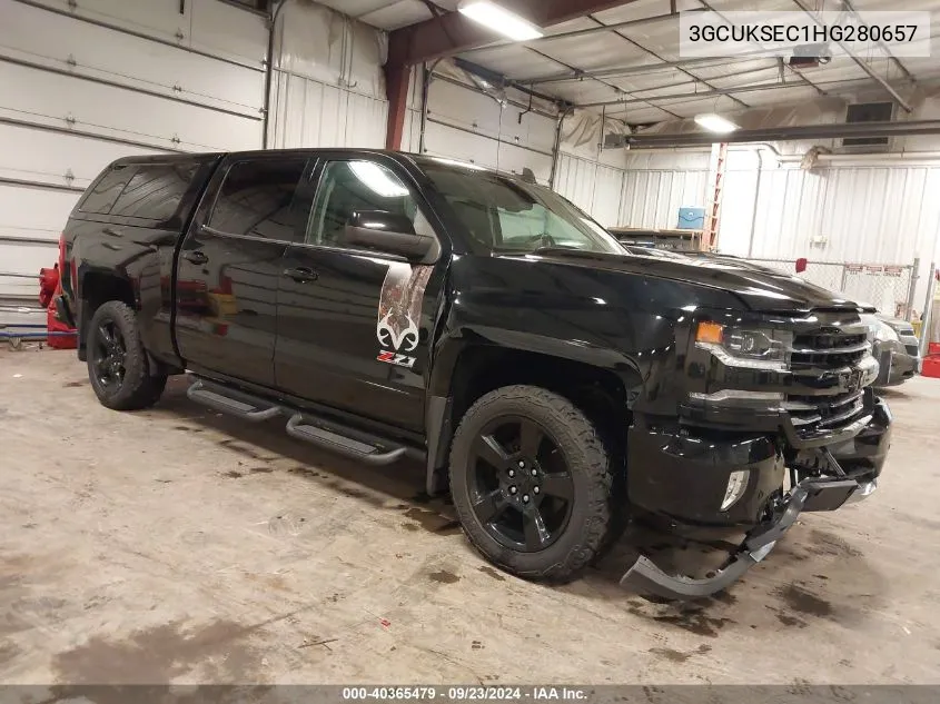 2017 Chevrolet Silverado 1500 2Lz VIN: 3GCUKSEC1HG280657 Lot: 40365479