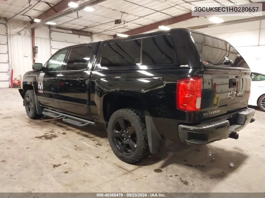 2017 Chevrolet Silverado 1500 2Lz VIN: 3GCUKSEC1HG280657 Lot: 40365479