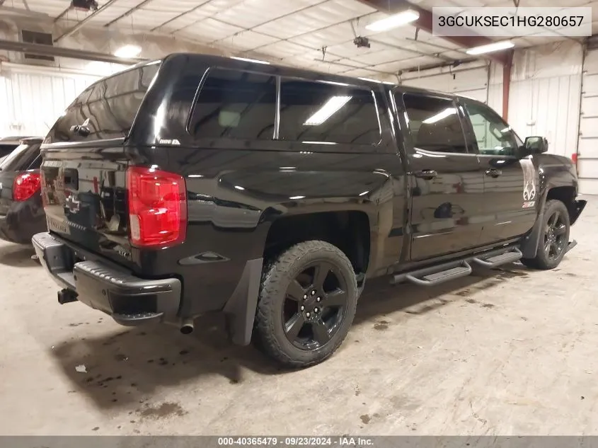 3GCUKSEC1HG280657 2017 Chevrolet Silverado 1500 2Lz