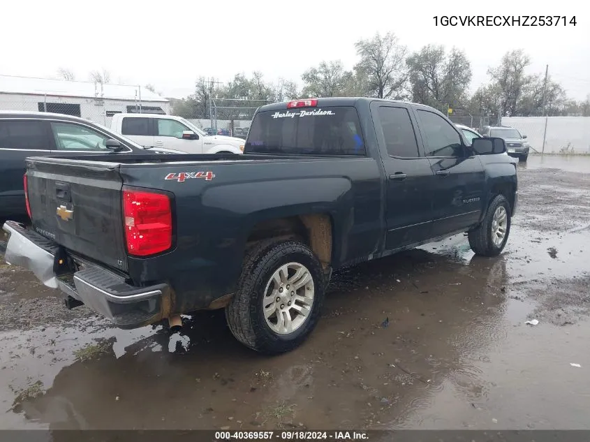 2017 Chevrolet Silverado 1500 1Lt VIN: 1GCVKRECXHZ253714 Lot: 40369557