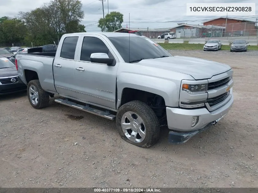 2017 Chevrolet Silverado 1500 2Lz VIN: 1GCVKSEC2HZ290828 Lot: 40377109