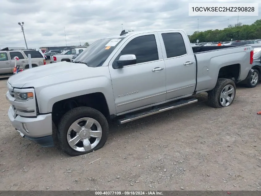 2017 Chevrolet Silverado 1500 2Lz VIN: 1GCVKSEC2HZ290828 Lot: 40377109