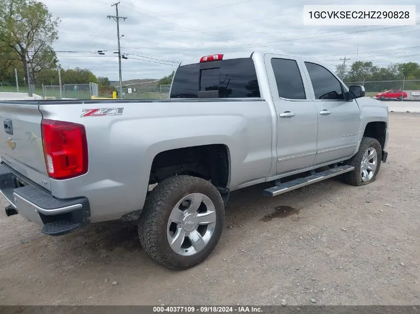 2017 Chevrolet Silverado 1500 2Lz VIN: 1GCVKSEC2HZ290828 Lot: 40377109