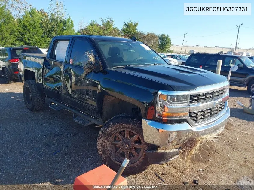 2017 Chevrolet Silverado 1500 1Lt VIN: 3GCUKREC8HG307331 Lot: 40380847