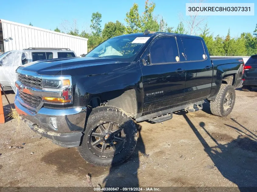 2017 Chevrolet Silverado 1500 1Lt VIN: 3GCUKREC8HG307331 Lot: 40380847