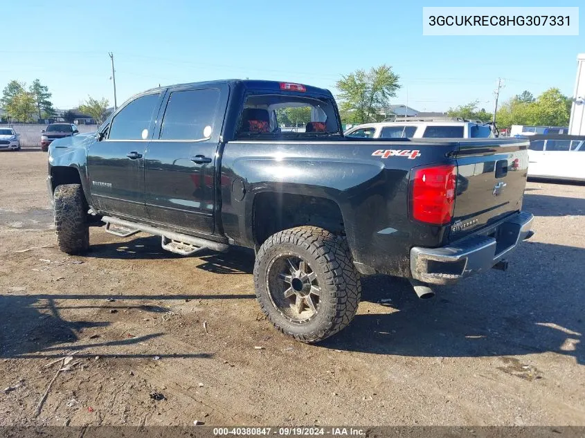 2017 Chevrolet Silverado 1500 1Lt VIN: 3GCUKREC8HG307331 Lot: 40380847