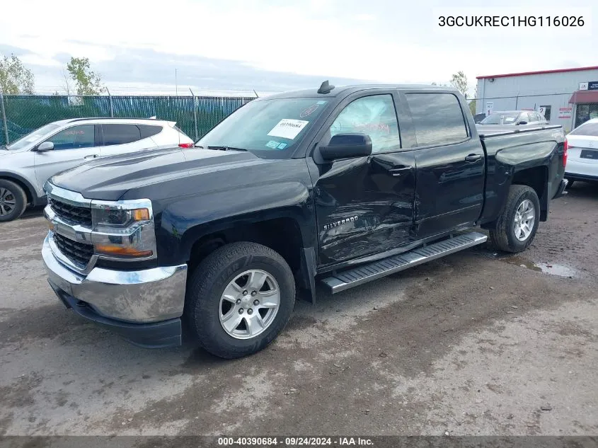 3GCUKREC1HG116026 2017 Chevrolet Silverado K1500 Lt