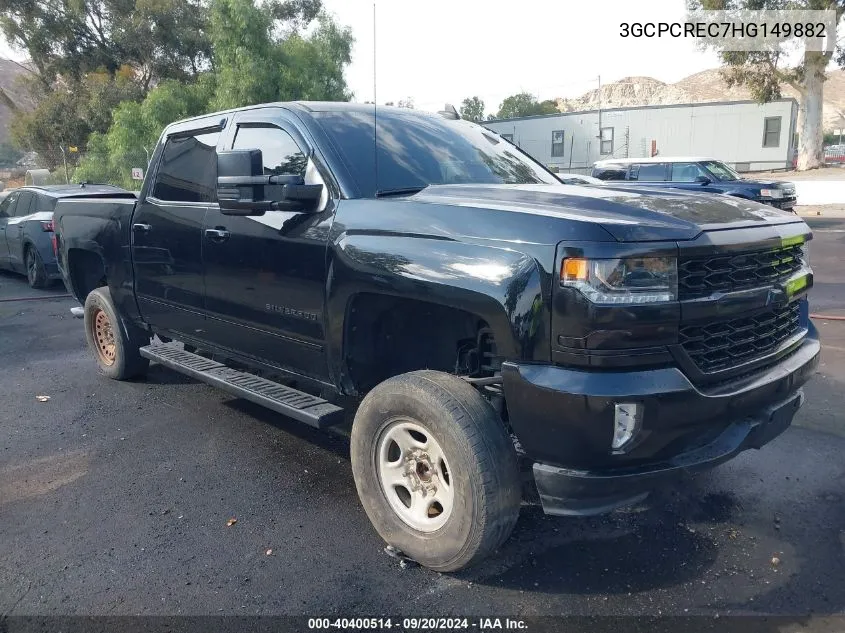 2017 Chevrolet Silverado 1500 1Lt VIN: 3GCPCREC7HG149882 Lot: 40400514