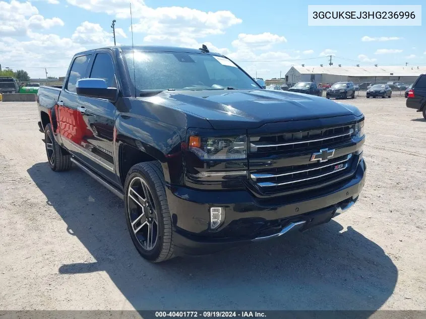 2017 Chevrolet Silverado 1500 2Lz VIN: 3GCUKSEJ3HG236996 Lot: 40401772