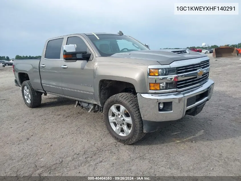 1GC1KWEYXHF140291 2017 Chevrolet Silverado 2500Hd K2500 Heavy Duty Ltz