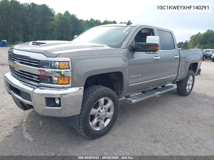 2017 Chevrolet Silverado 2500Hd K2500 Heavy Duty Ltz VIN: 1GC1KWEYXHF140291 Lot: 40404353