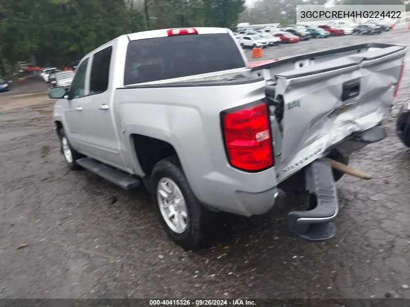 2017 Chevrolet Silverado 1500 1Lt VIN: 3GCPCREH4HG224422 Lot: 40415326