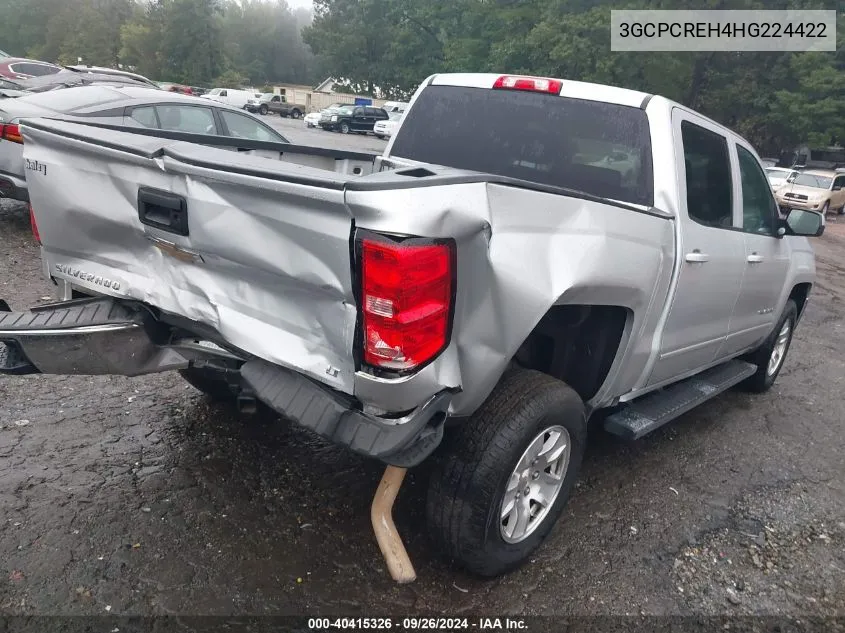 2017 Chevrolet Silverado 1500 1Lt VIN: 3GCPCREH4HG224422 Lot: 40415326