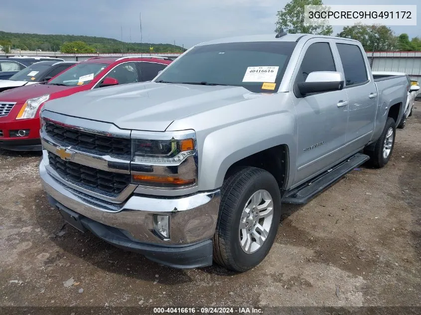 2017 Chevrolet Silverado 1500 1Lt VIN: 3GCPCREC9HG491172 Lot: 40416616