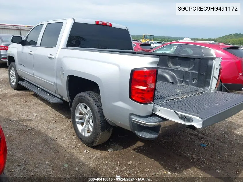 2017 Chevrolet Silverado 1500 1Lt VIN: 3GCPCREC9HG491172 Lot: 40416616