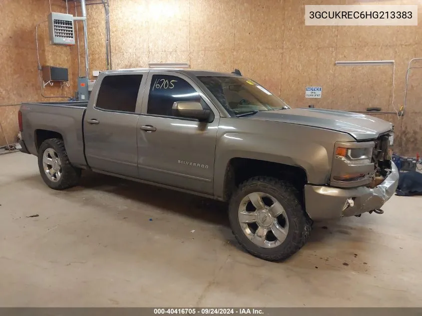 3GCUKREC6HG213383 2017 Chevrolet Silverado 1500 K1500 Lt