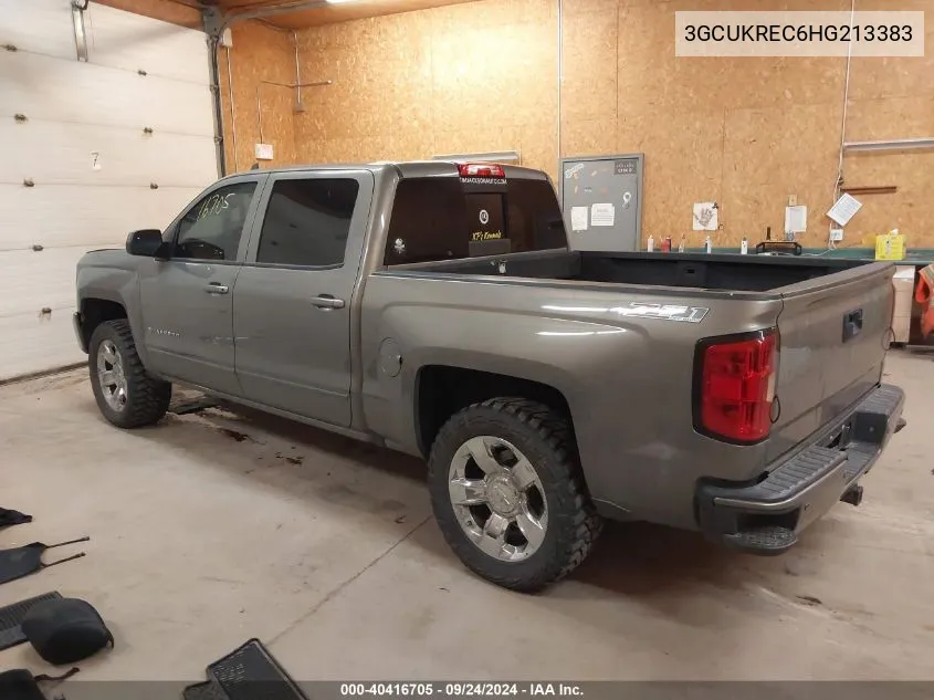 3GCUKREC6HG213383 2017 Chevrolet Silverado 1500 K1500 Lt