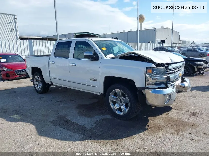 2017 Chevrolet Silverado 1500 1Lz VIN: 3GCUKSEC3HG508710 Lot: 40430876