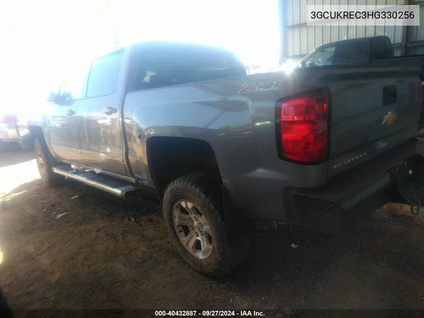 3GCUKREC3HG330256 2017 Chevrolet Silverado 1500 2Lt