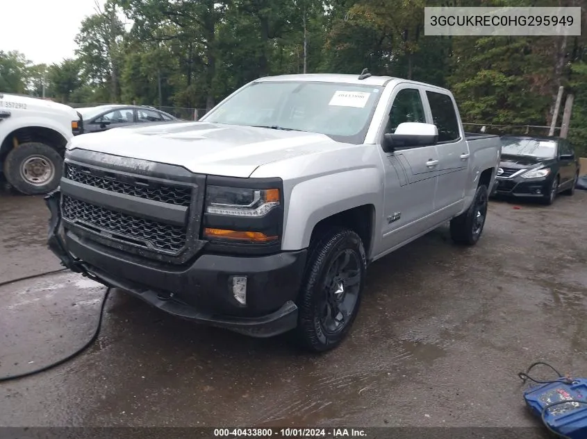 2017 Chevrolet Silverado 1500 1Lt VIN: 3GCUKREC0HG295949 Lot: 40433800