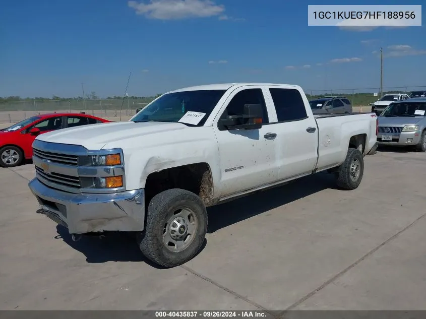 1GC1KUEG7HF188956 2017 Chevrolet Silverado 2500Hd Wt