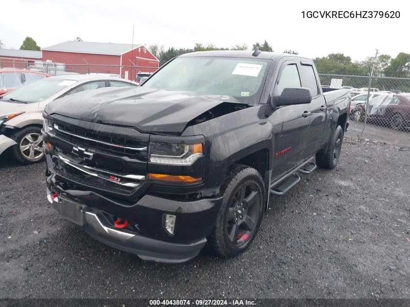 2017 Chevrolet Silverado 1500 2Lt VIN: 1GCVKREC6HZ379620 Lot: 40438074