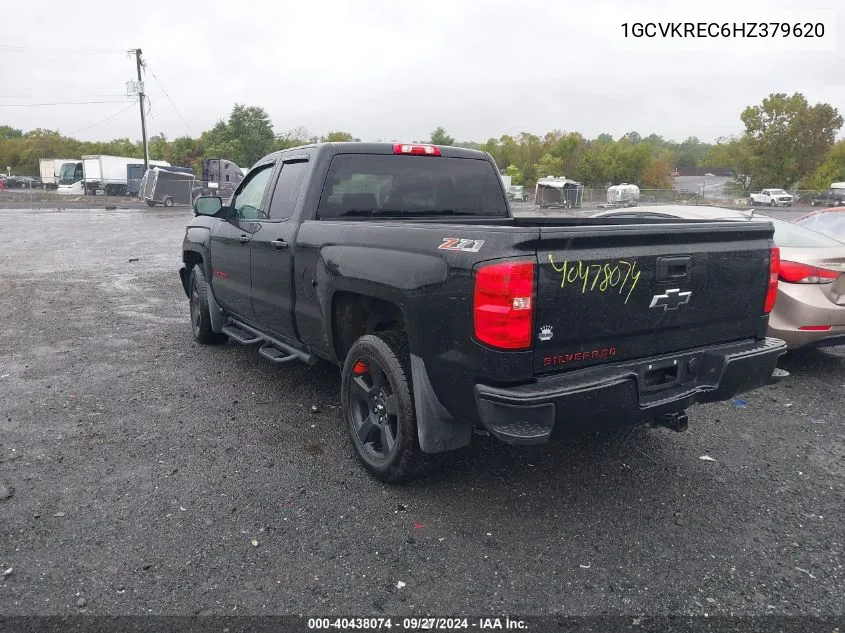 2017 Chevrolet Silverado 1500 2Lt VIN: 1GCVKREC6HZ379620 Lot: 40438074