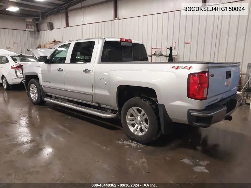 3GCUKSEJ4HG150094 2017 Chevrolet Silverado 1500 1Lz