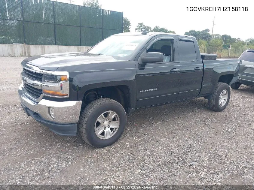 2017 Chevrolet Silverado 1500 1Lt VIN: 1GCVKREH7HZ158118 Lot: 40445118