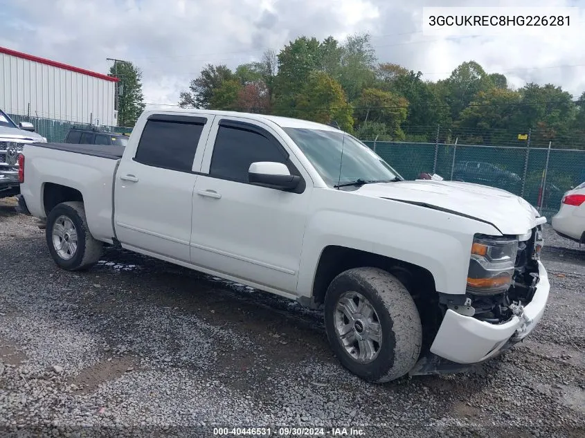 3GCUKREC8HG226281 2017 Chevrolet Silverado 1500 2Lt