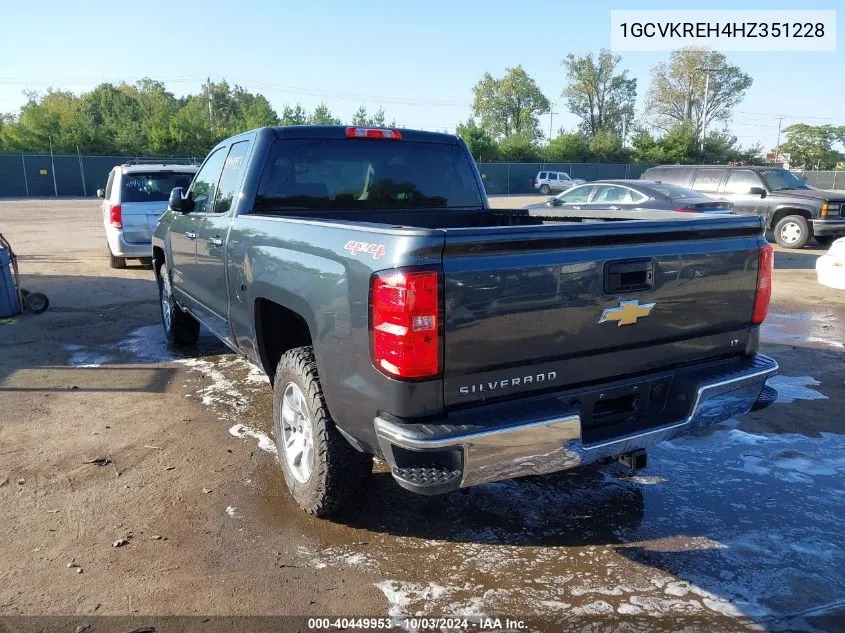 2017 Chevrolet Silverado 1500 1Lt VIN: 1GCVKREH4HZ351228 Lot: 40449953