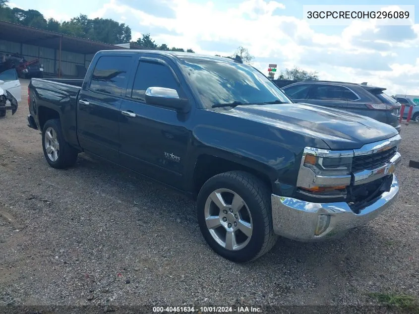 2017 Chevrolet Silverado 1500 1Lt VIN: 3GCPCREC0HG296089 Lot: 40451634