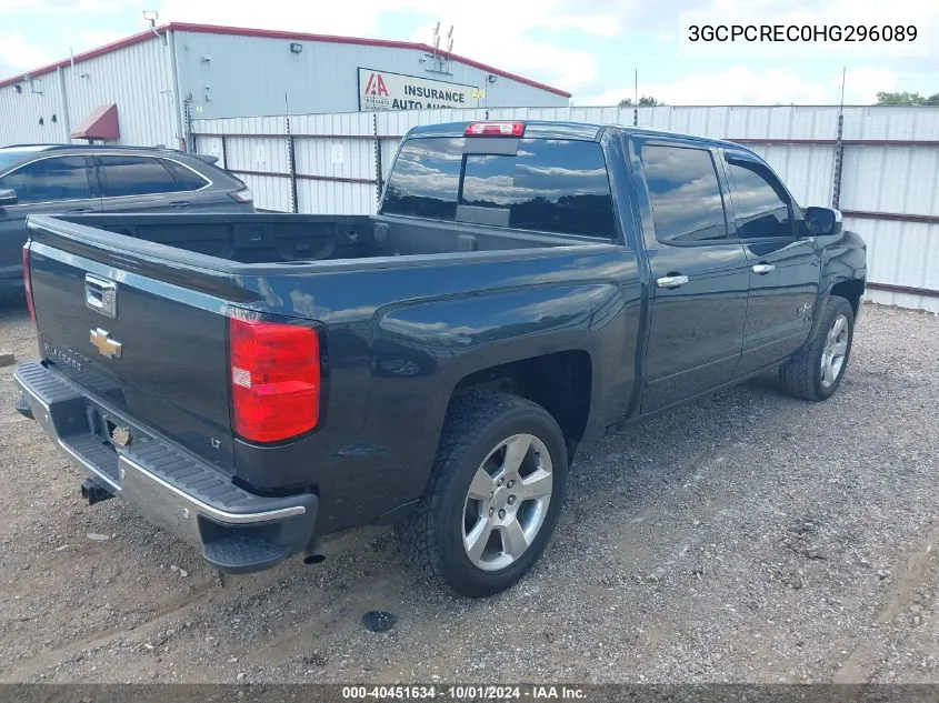 3GCPCREC0HG296089 2017 Chevrolet Silverado 1500 1Lt