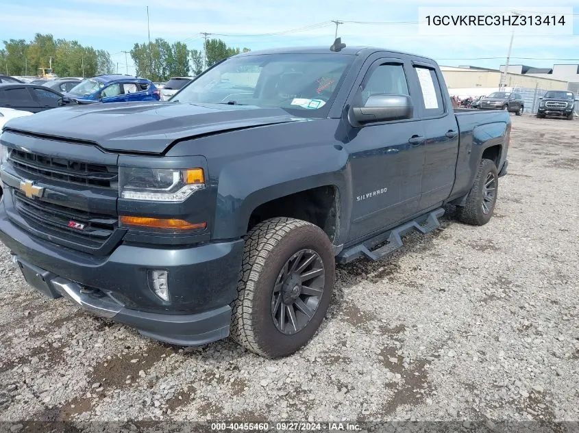 2017 Chevrolet Silverado 1500 2Lt VIN: 1GCVKREC3HZ313414 Lot: 40455460