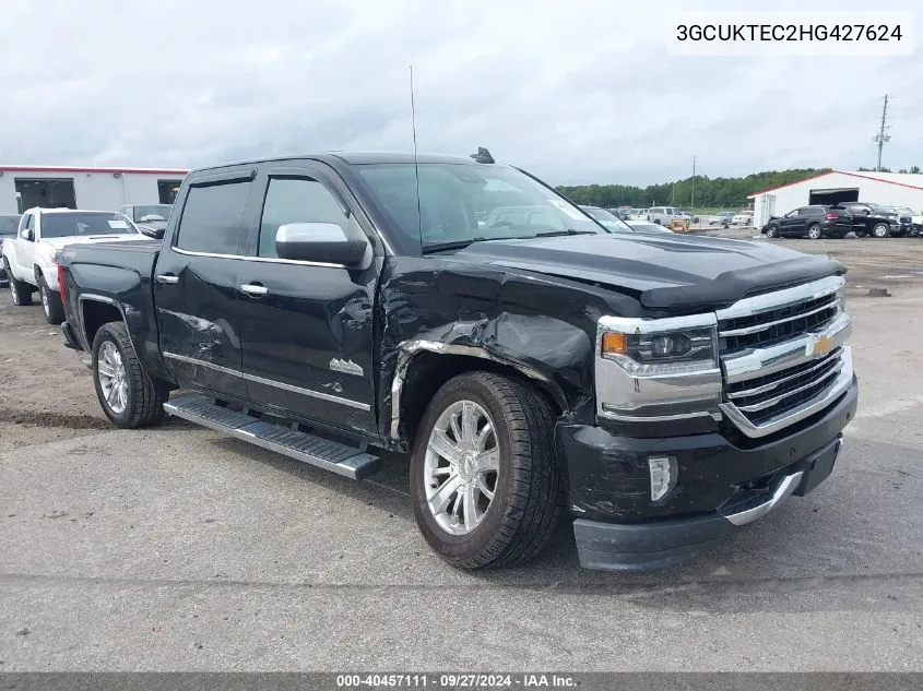 2017 Chevrolet Silverado 1500 High Country VIN: 3GCUKTEC2HG427624 Lot: 40457111