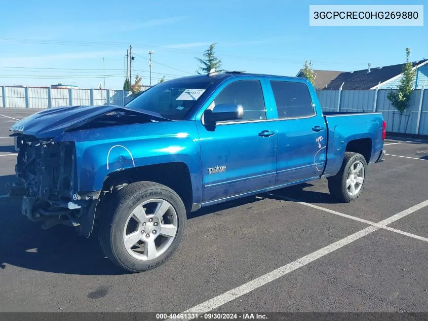 3GCPCREC0HG269880 2017 Chevrolet Silverado 1500 1Lt