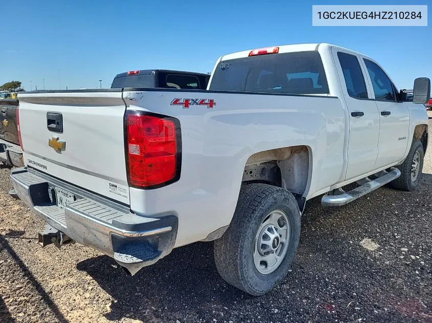 2017 Chevrolet Silverado 2500Hd Wt VIN: 1GC2KUEG4HZ210284 Lot: 40461412