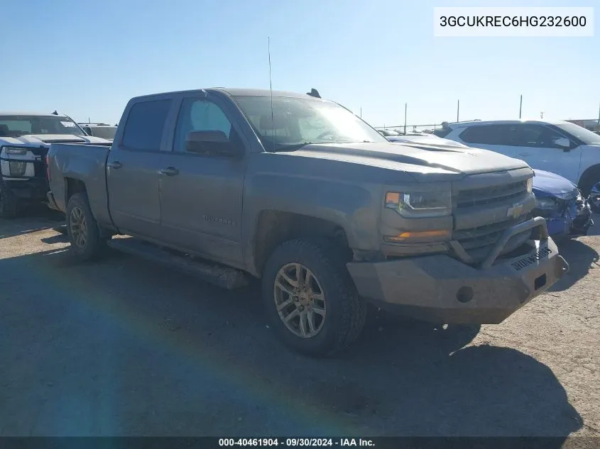 2017 Chevrolet Silverado K1500 Lt VIN: 3GCUKREC6HG232600 Lot: 40461904