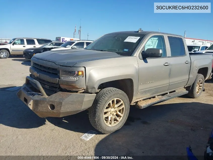 2017 Chevrolet Silverado K1500 Lt VIN: 3GCUKREC6HG232600 Lot: 40461904