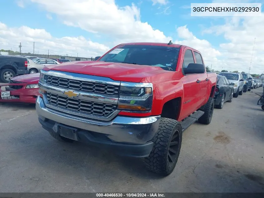 2017 Chevrolet Silverado 1500 Ls VIN: 3GCPCNEHXHG292930 Lot: 40466530