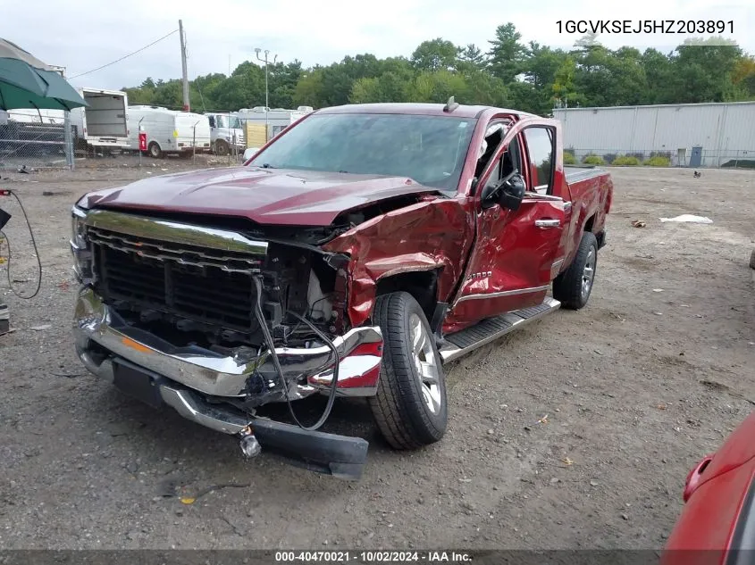 2017 Chevrolet Silverado 1500 1Lz VIN: 1GCVKSEJ5HZ203891 Lot: 40470021