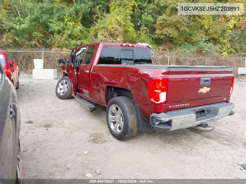 2017 Chevrolet Silverado 1500 1Lz VIN: 1GCVKSEJ5HZ203891 Lot: 40470021